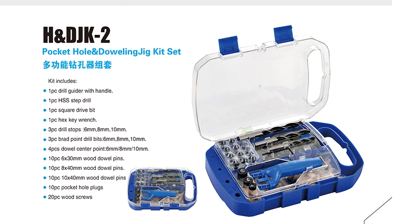 Pocket Hole & DowelingJig Kit Set H&DJK-2