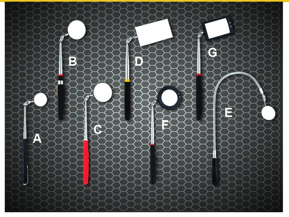  Teleskop-Inspektionsspiegel