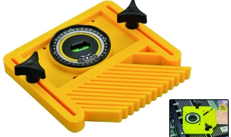 Federtafel mit Winkelsucher